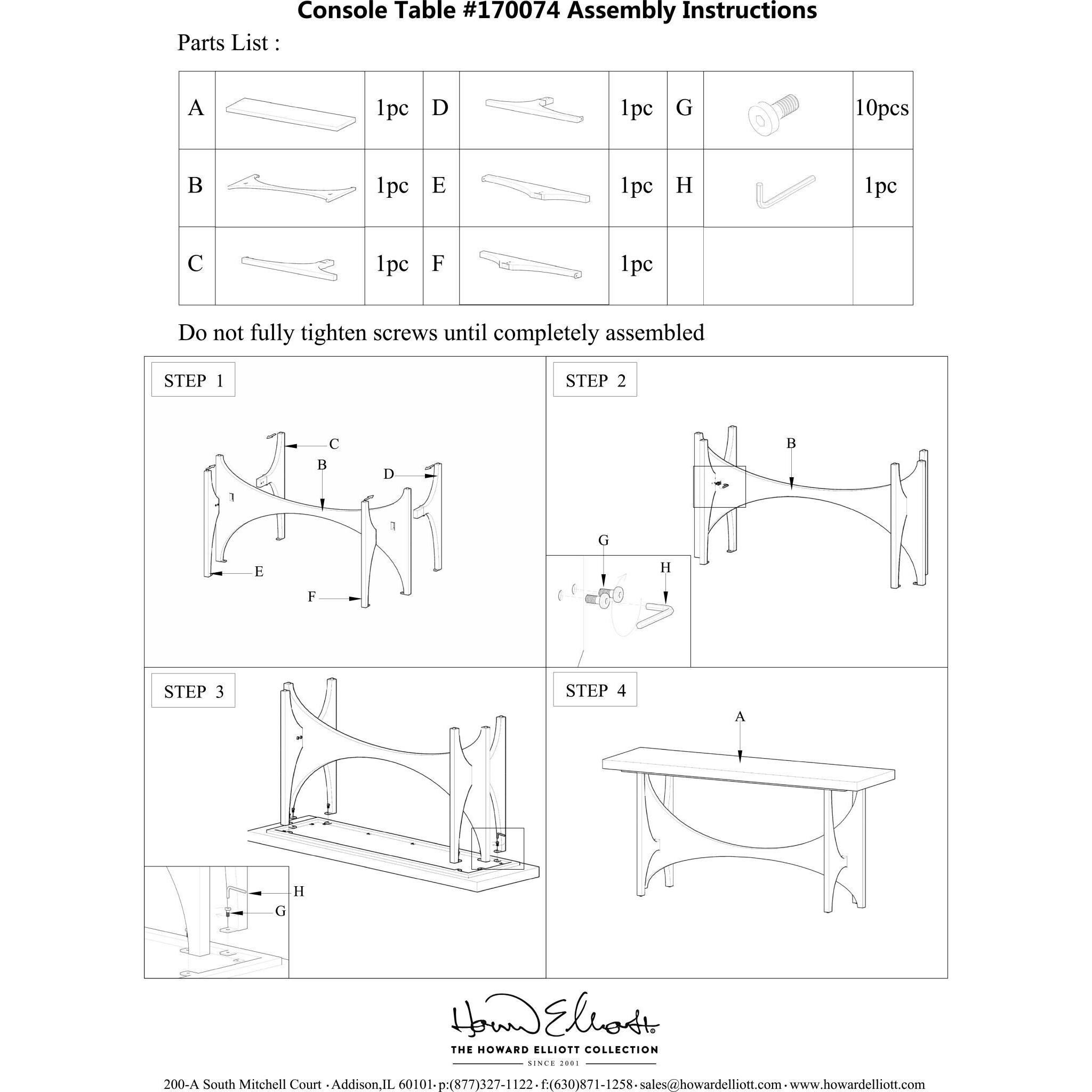 Burton 64 inch Brown Console Table